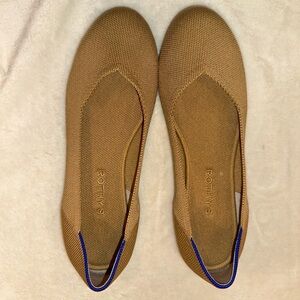 Rothy’s Tan Round Toe Flats Women’s 9.5